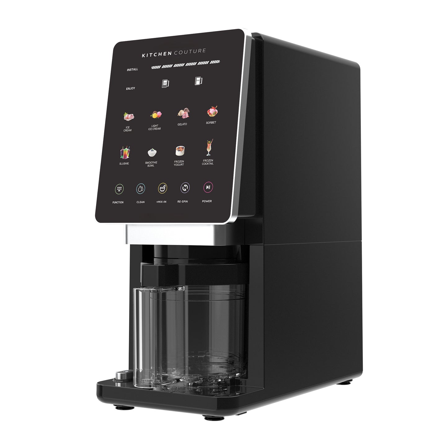Kitchen Couture Whippi Frozen Dessert Maker with 3 Prep & Store Pots